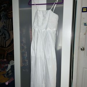 Francescas white summer jumpsuit